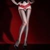 Xiyue sexy waist lace nightclub royal sister aurora stockings shiny ultra-thin pantyhose black silk woman