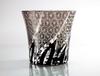 GREEM MARKET Crafts with wooden box Glasswork Kiriko Glass Cup Shochu glass Rocks glass Black Chrysanthemum connection Product GMS01856 number