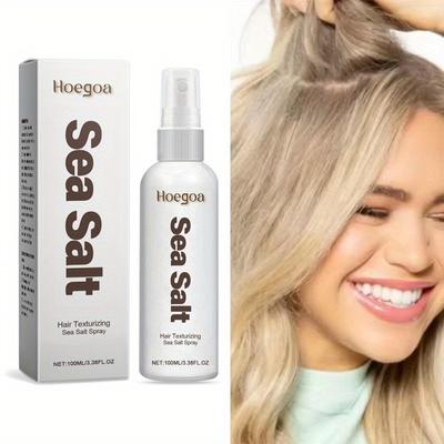 100ml Sea Salt Hair Fluffy Spray, Oil Head Fluffy, Refreshing Oil Control Spray, Dry Hair Spray, Styling Gel