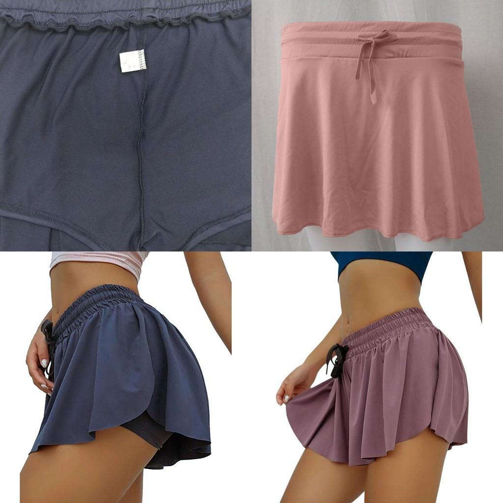 Stilfulde Kvinders Plisserede Atletiske Tennis Sportsnederdele Med Indbyggede Shorts For Komfort