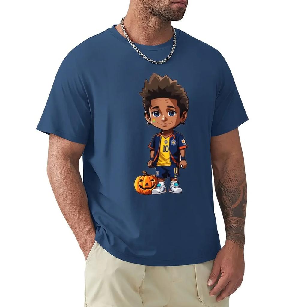 Vintage Leisure Premium Campaign Eur Size Neymar And Jr Brazil Celebrate Soccer Striker 33 T-shirts harajuku graphic