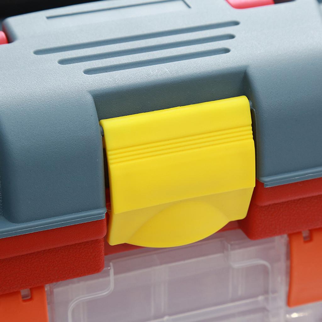 Plastic Box Organizer with Adjustable Compartment Sewing Organizer Craft & Art Supply Multipurpose Storage Box