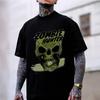 Herr Sommar Snabbtorkande Sport Kortärmad T-shirt Mode Rund Hals Andningsbar Casual Streetwear Lös Topp XS-6XL Kläder