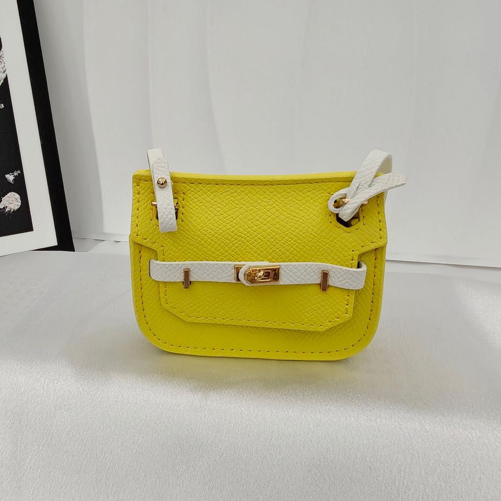 New gypsy small square messenger mini bag contrasting colors DIY versatile mini mouth red envelope key bag car pendant