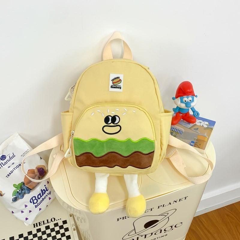 Twin Shoulder Minimalist Bag For Kids Unique Niche Design Cute Unisex Backpack