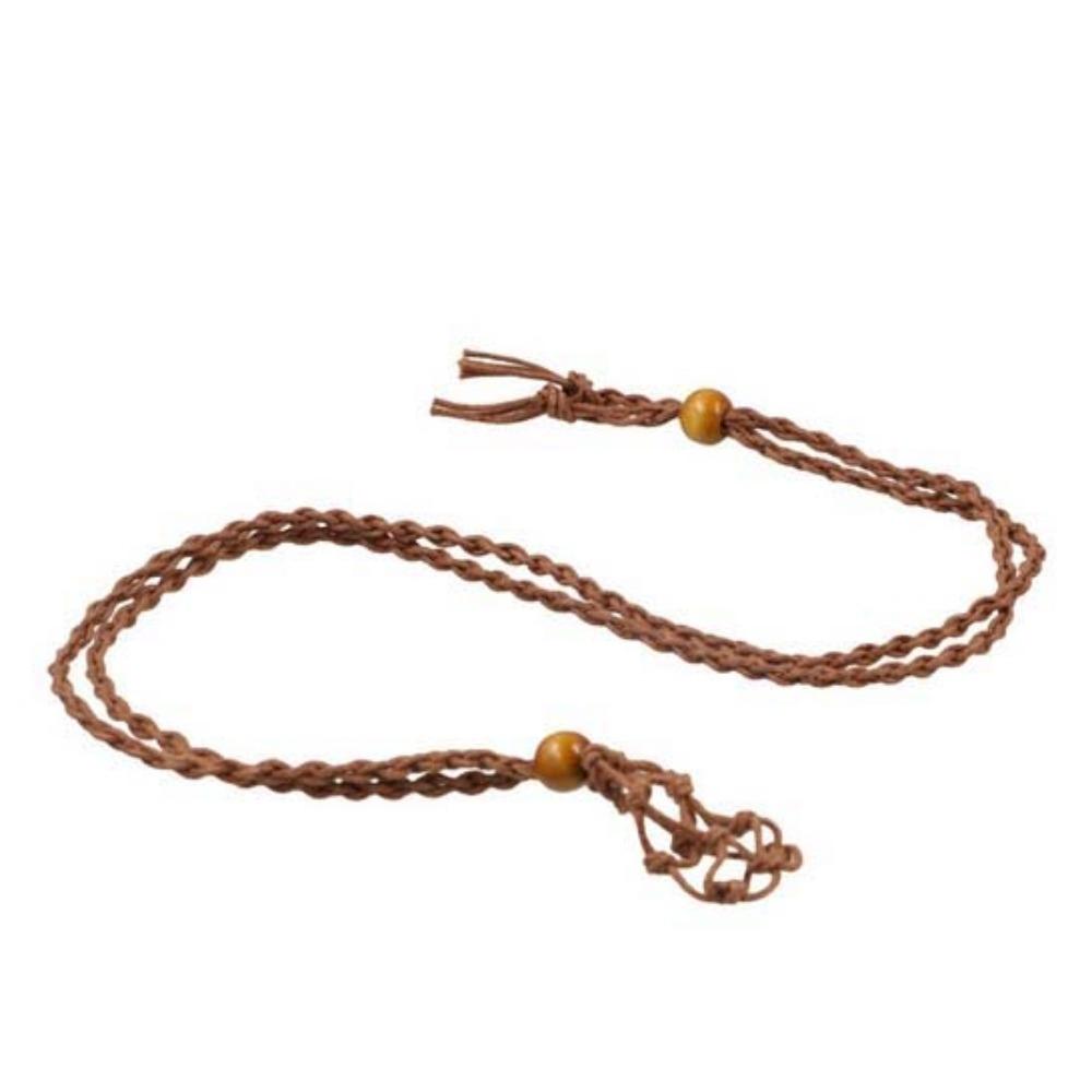 Easy Use DIY Necklace Cord Braided Length Adjustable Crystal Necklace Holder Hand-woven Wax Rope Braided Necklace Cord Bracelet