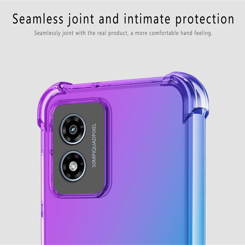 Shockproof Gradient TPU Case for Motorola Moto G Power 2025 G Play 2024 G Stylus 5G 2023 Protective Cover Funda Coque
