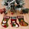 Holiday Stockings Christmas Featuring Santa Snowman And Reindeer For Kids Gift Giving