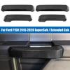 4pcs Carbon Fiber Style Car Inner Door Handles Cover Trim ABS Plastic For Ford F150 2015-2020 Super Cab/Extended Cab