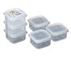 Made in Japan Firmly Pack Airtight Convenient Microwave and Freezer x x 200ml of [Tight-Seal Containers!] E, Storage, Portioning, Safe, 8.3 8.3 4.6