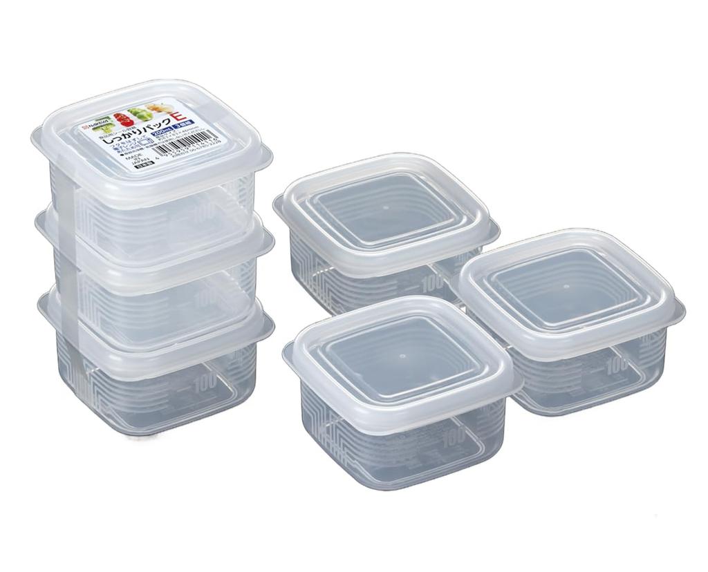 Made in Japan Firmly Pack Airtight Convenient Microwave and Freezer x x 200ml of [Tight-Seal Containers!] E, Storage, Portioning, Safe, 8.3 8.3 4.6