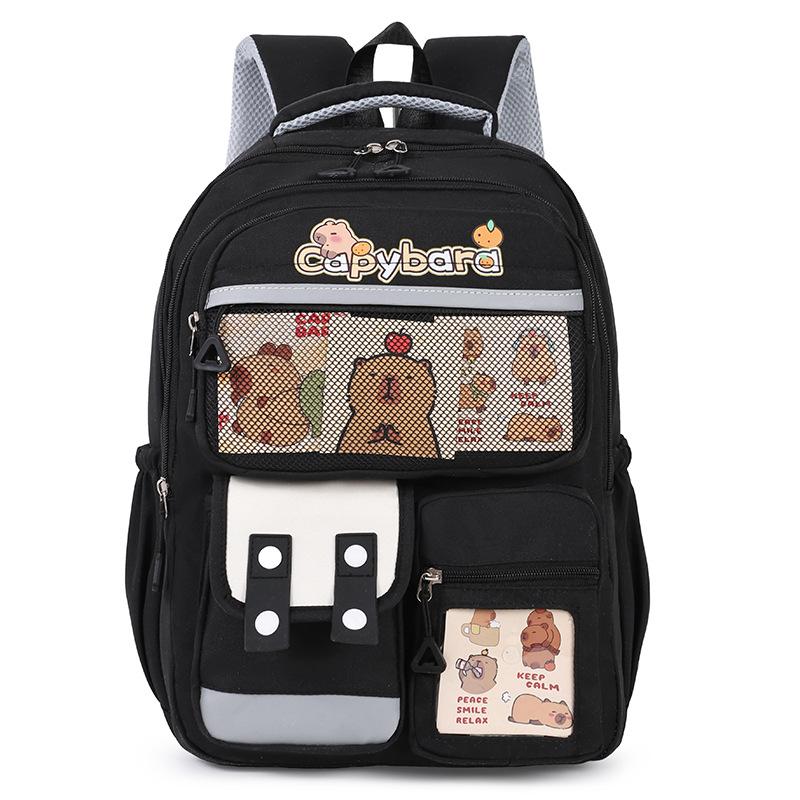 New Fashion Backpack Cartoon Cute Versatile Casual Schoolbag Large Capacity Leisure Travel Backpack