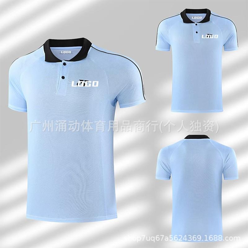 Quick-Dry Polo Shirt Badminton Sportswear Unisex Short Sleeve Top Athletic Tee Custom Print Available