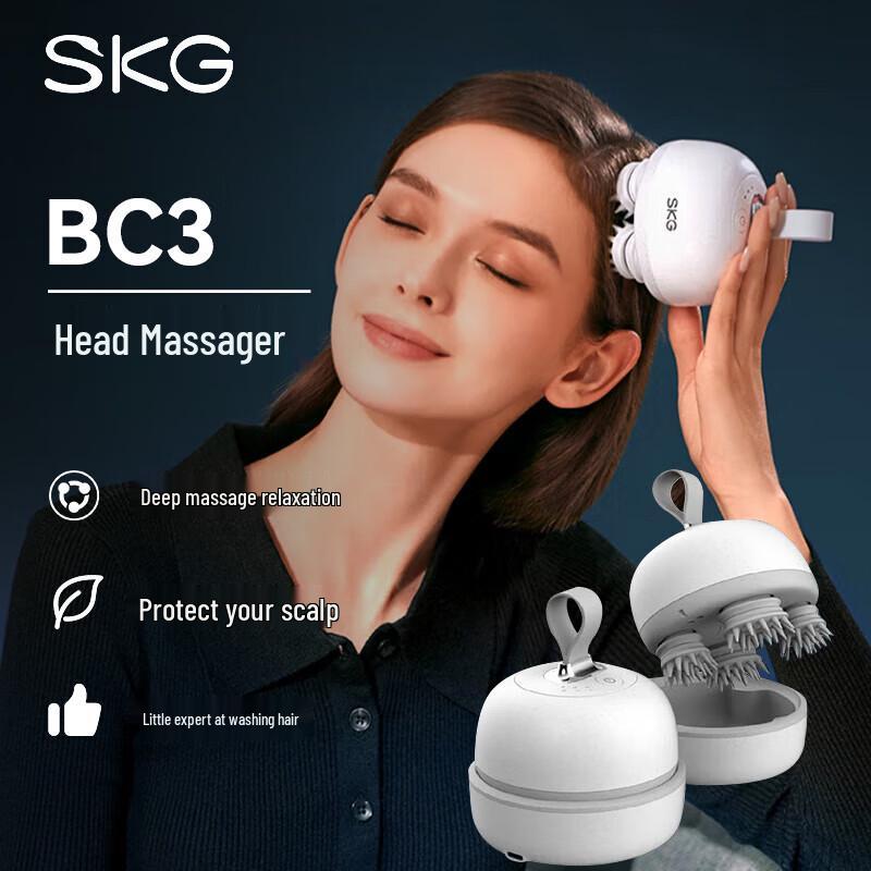SKG BC3 Waterproof Head and Scalp Massager