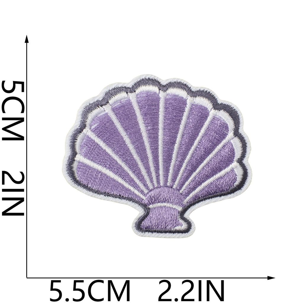 Ocean Party Embroidery Cloth Sticker Cartoon Shark Dolphin Embroidery Chapter Boy Children'S Clothes Dress Up Patch Sticker Hot Sublimation