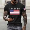 Fashionable Round Neck Short Sleeve Work Clothes Printed Tops For Mens Summer Tops