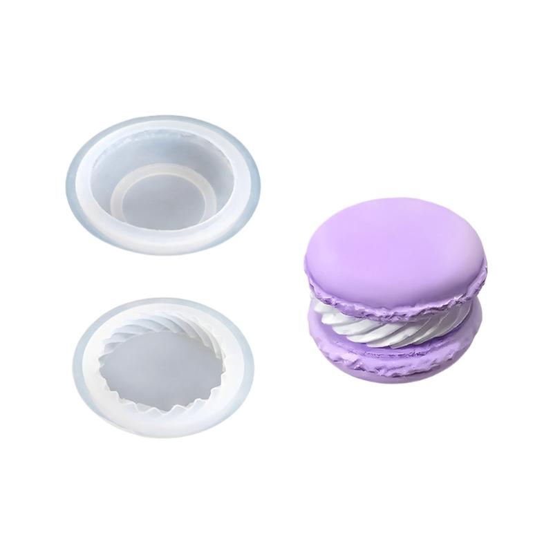 Round Heart Shaped Silicone Mould Chocolate Dessert Candle Maker Reusable Flexible Baking Accessory Easy Cleaning