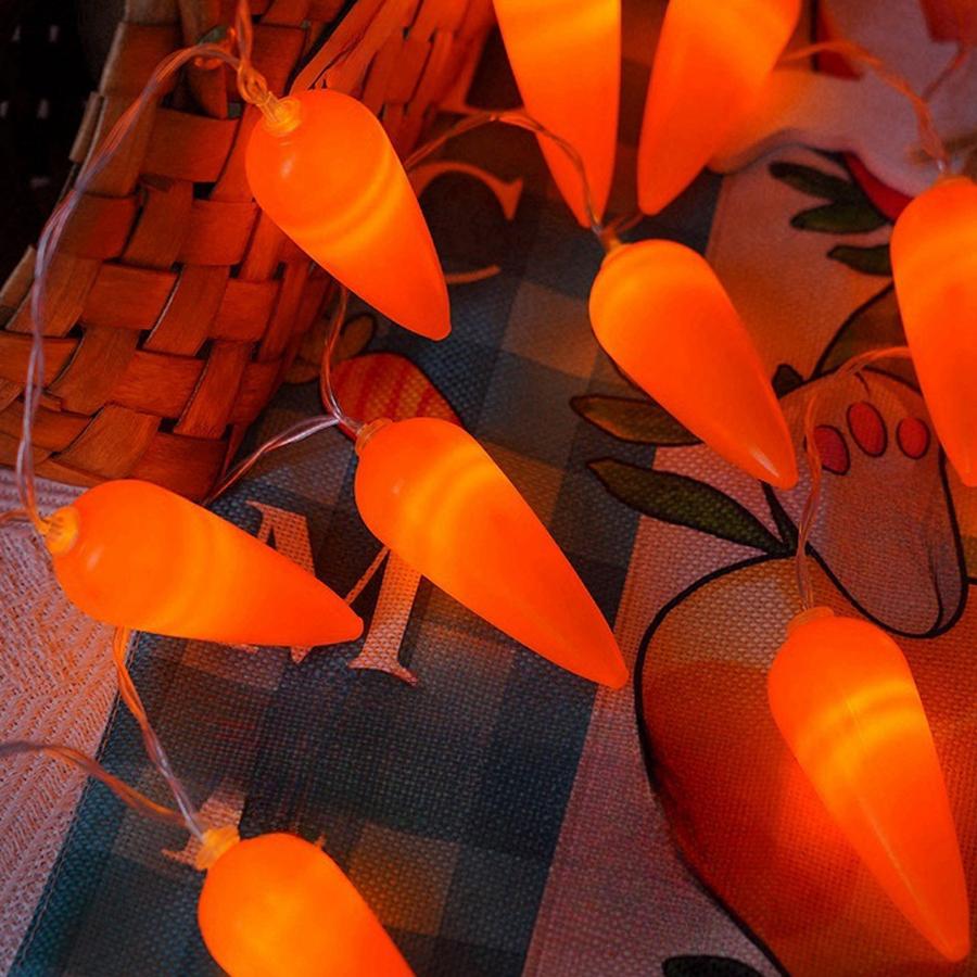 Rabbit Carrot LED Light String Children's Toy Light Scene Layout Decoration Small Colorful Lights