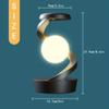 Muiltifunctional Rotatory Floating Lamp Wireless Charging Nightstand Lamp Changeable Colorful Atmosphere Lights Home Decor Lights Party Decor Lights