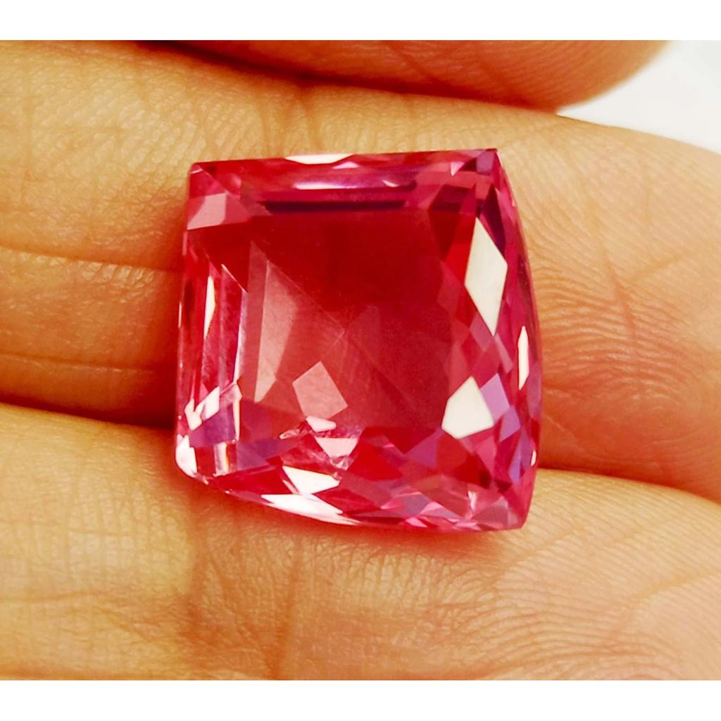Natural Padparadscha Sapphire 17-19 Ct Fancy Cut Certified Stunning Gemstone