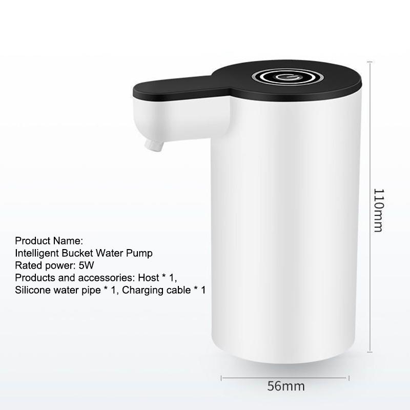 Electric Water Bottle Pump Ultra Drinking Water Dispenser Universial Usb Rechargeable Pump For Kitchen Office Home