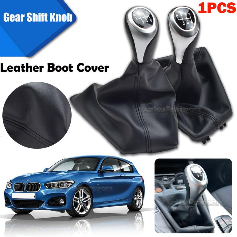 High Quality 6 Speed Car Shift Knob Gear Knob With Leather Boot For BMW 1 Series F20 F21 2011-2016 Car Styling Accessories