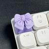Cute Pink Bow Mechanical Keyboard Keycap - Custom Resin Keycap for Cherry MX Switches, Aesthetic Keyboard Decor