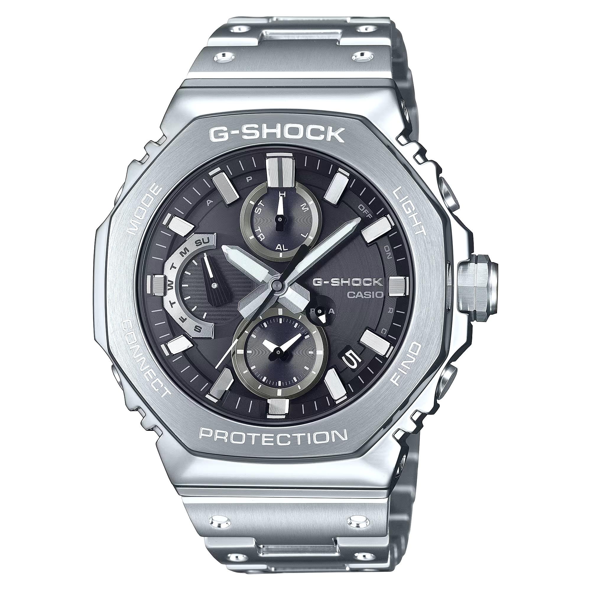 

Casio G-Shock GMC-B2100D-1A Bluetooth Сенсорный Солнечный Металлический Спортивные Мужские Часы чёрный