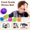 Maltose Faux Diamond Shiny Ball Soft TPR Stress Reliever Toy Slow Rise Fidget for Kids Adults Anxiety Relief Slow-Resilience Emotional Release Toy