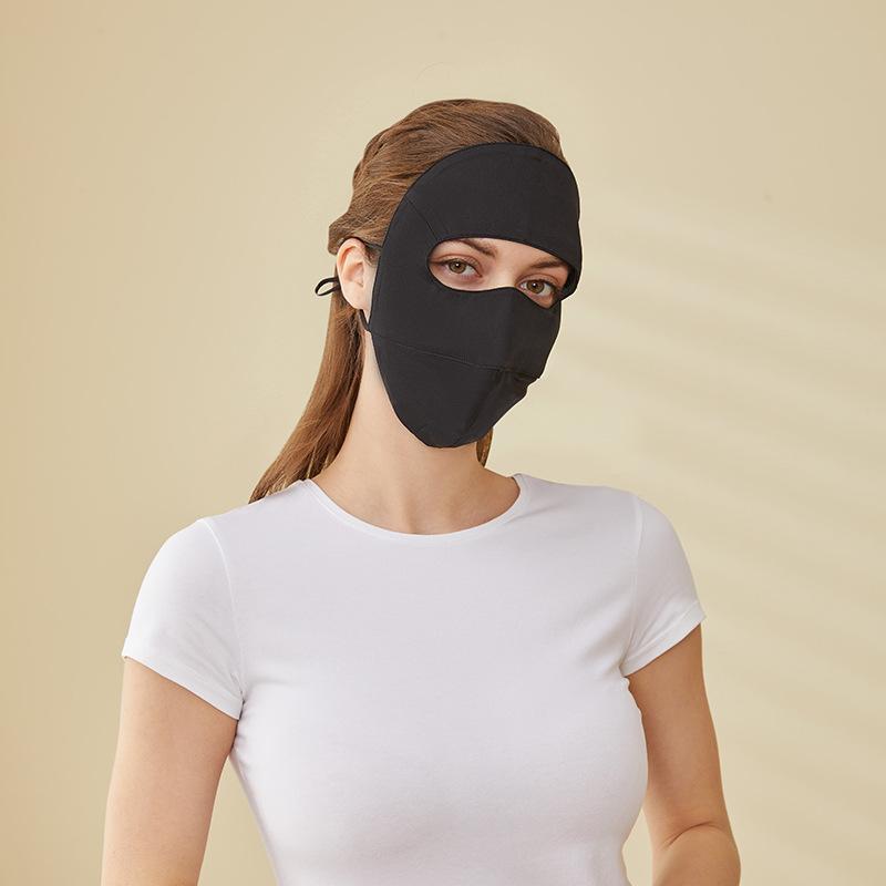 Yu Yue 2025 Spring/Summer Mulberry Silk Full Face Mask - Breathable UV and Sun Protection Shield