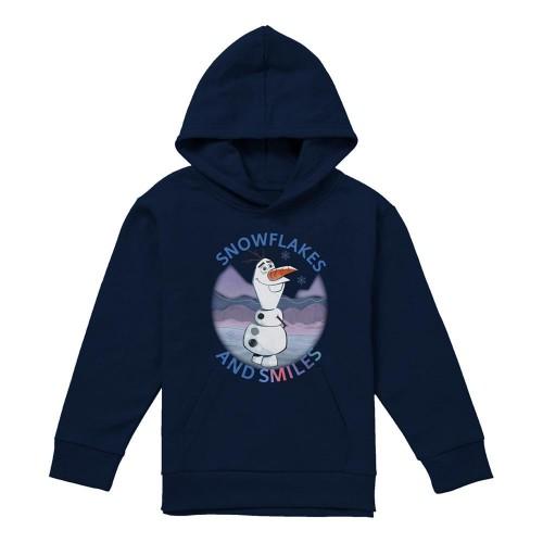Frozen Childrens/Kids Snowflakes And Smiles Olaf Pullover Hoodie