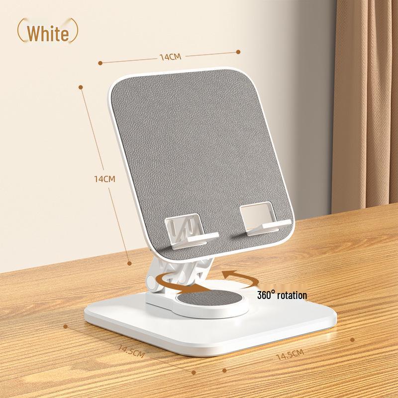 360° Rotating All-Metal Tablet Stand: Foldable Desktop & Floor Acrylic Support