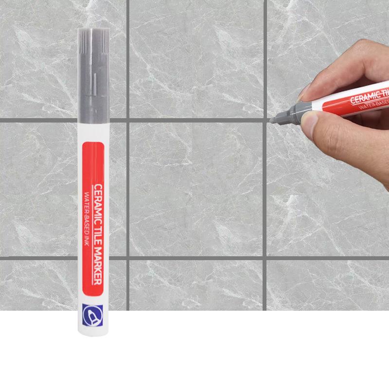 Ceramic Tile Gap Marker Pen Wall Seam Color Pen For Tiles Floor Bathroom Decontamination Seam Repair Cleaner Agents Paint