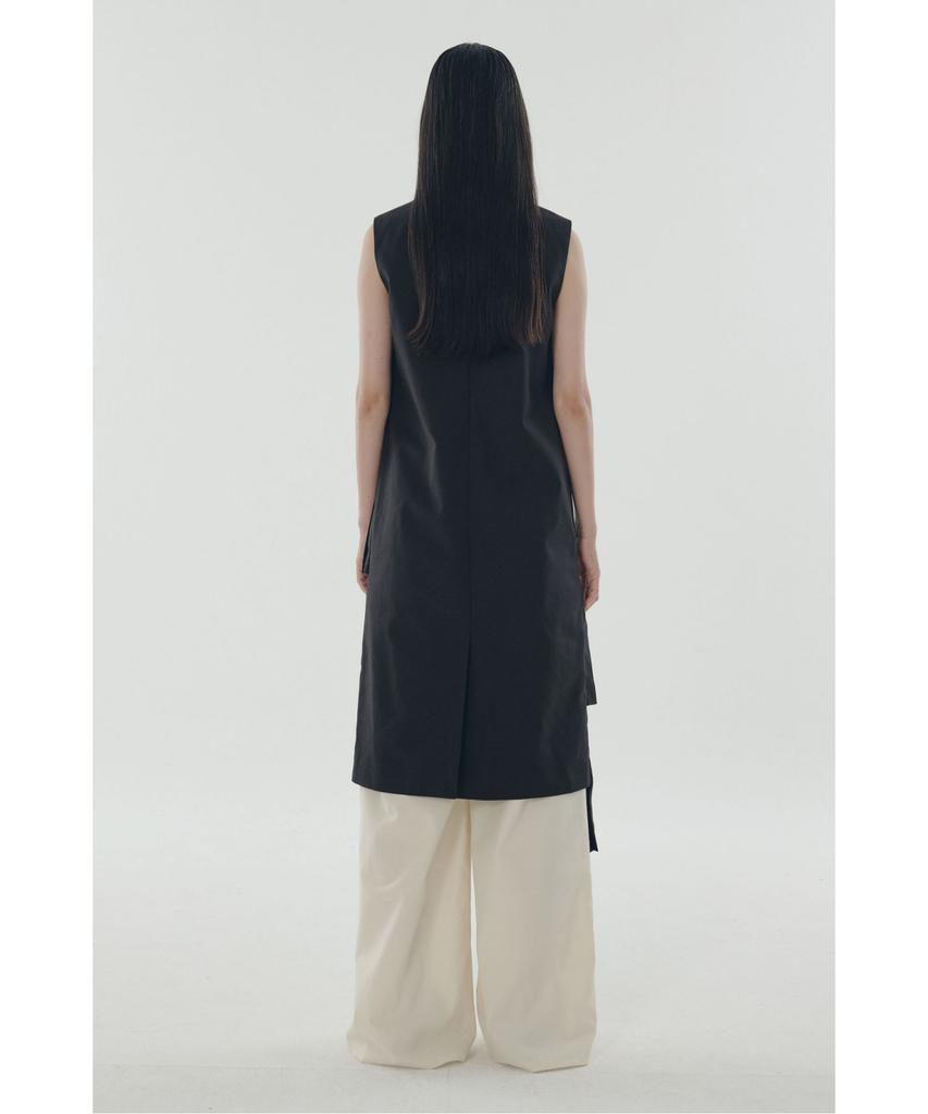 Recorde Pleats Layered Sleeveless Dress_Rqdam25565Bkx