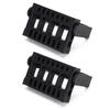 2PCS 16-Hole Drill Bit Organizer ABS Nail Tool Holder Manicure Display Rack  Professional Salon Use