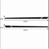 Waterproof Car Side Body Racing Long Stripe Vinyl Decals Graphics Decor Sticker