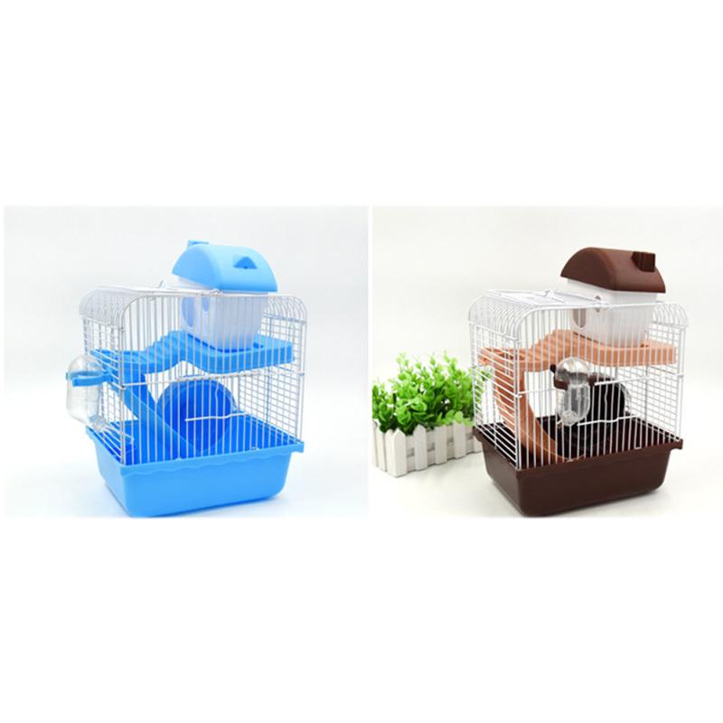 Double Layer Pet Cage Castle Toy for Pet Hamster Supplies