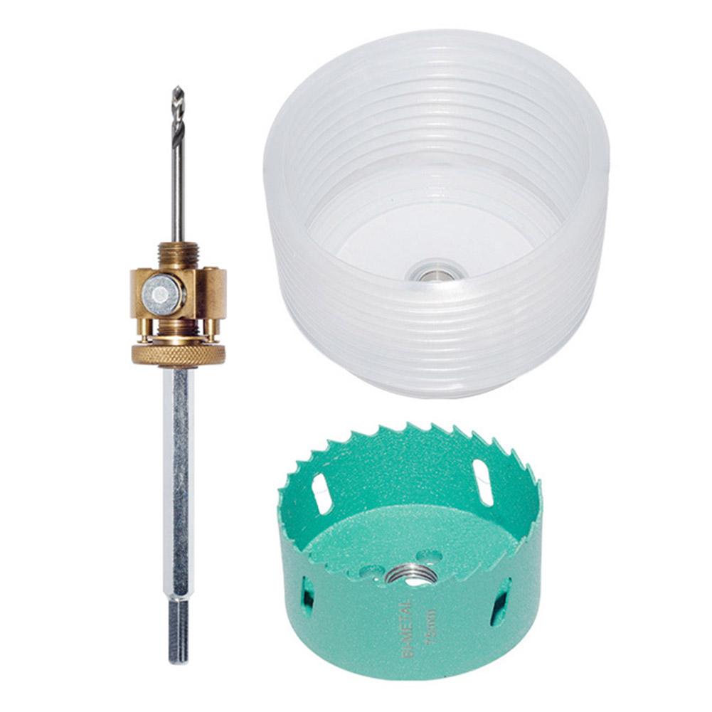 Quick Release Hole Opener 75mm Drill Bit Quick-Release Hole Opener User-Friendly Design Quick Installation Tool