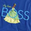 Tricou unisex pentru adulți Prințesa și Broasca, Șeful meu, Tiana