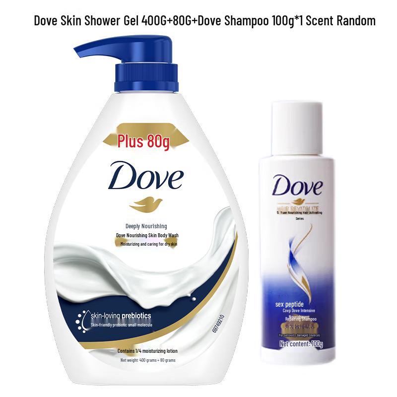

Dove Deeply Nourishing Body Wash & Shampoo Set