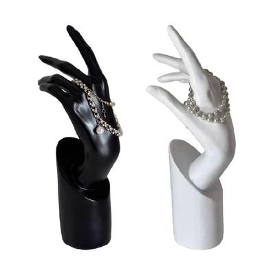 Sturdy Resin Hand Model for Jewelry Merchants Fashion Accessory Portable for Trade Shows and Window Displays Daily Use