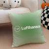 Classic German Airline Brand LLufthansa Cushion Cover Throw Pillow Cover Hidden Button Durable Polyester Chair Cushion
