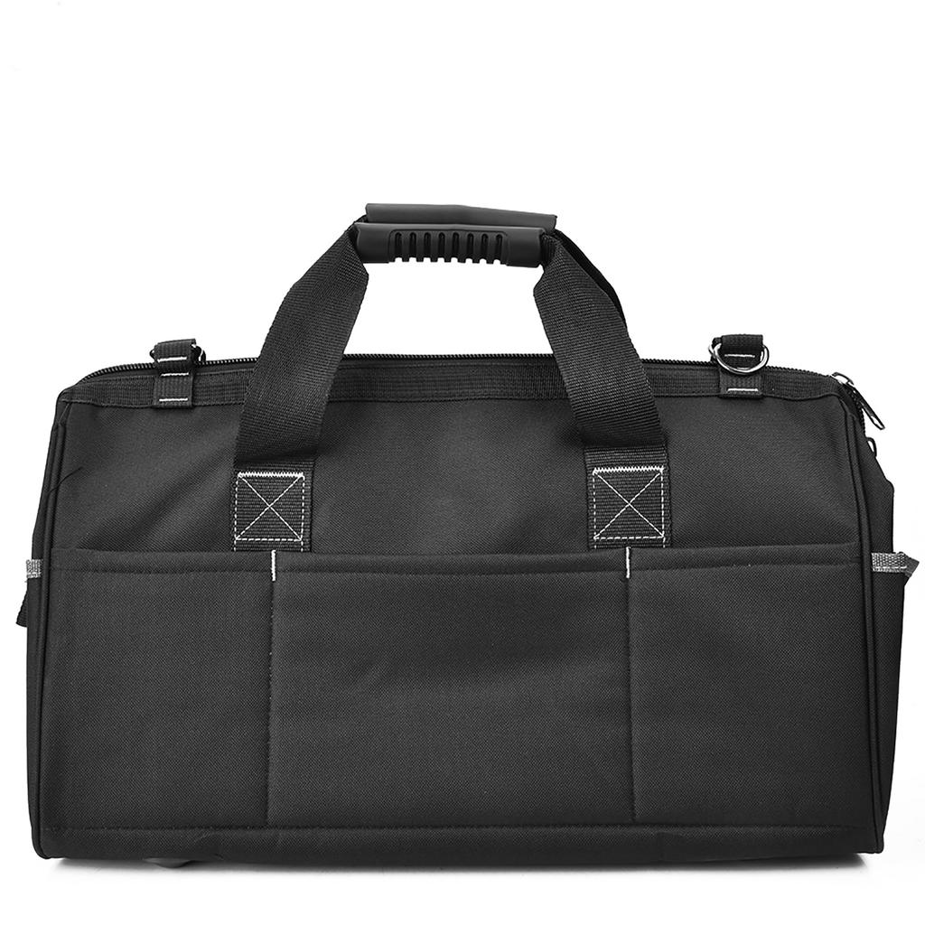 19in Tool Bag Wide Mouth Electrician Tool Shoulder Strap for Storage