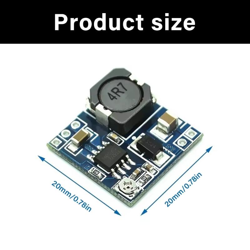 Steps down Power Supply Module 95%Efficiency 3A Current Capacity Wide 4.75V-24V Input Ranges Adjustable 0.95V-15V Output Voltages