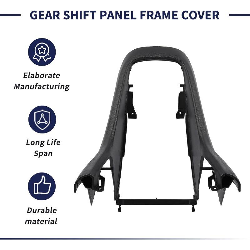 5k0863680 Center Console Frame Trim For VW Golf MK6 2009-2013 Center Console Cover Frame Shift Panel Cover Trim Interior