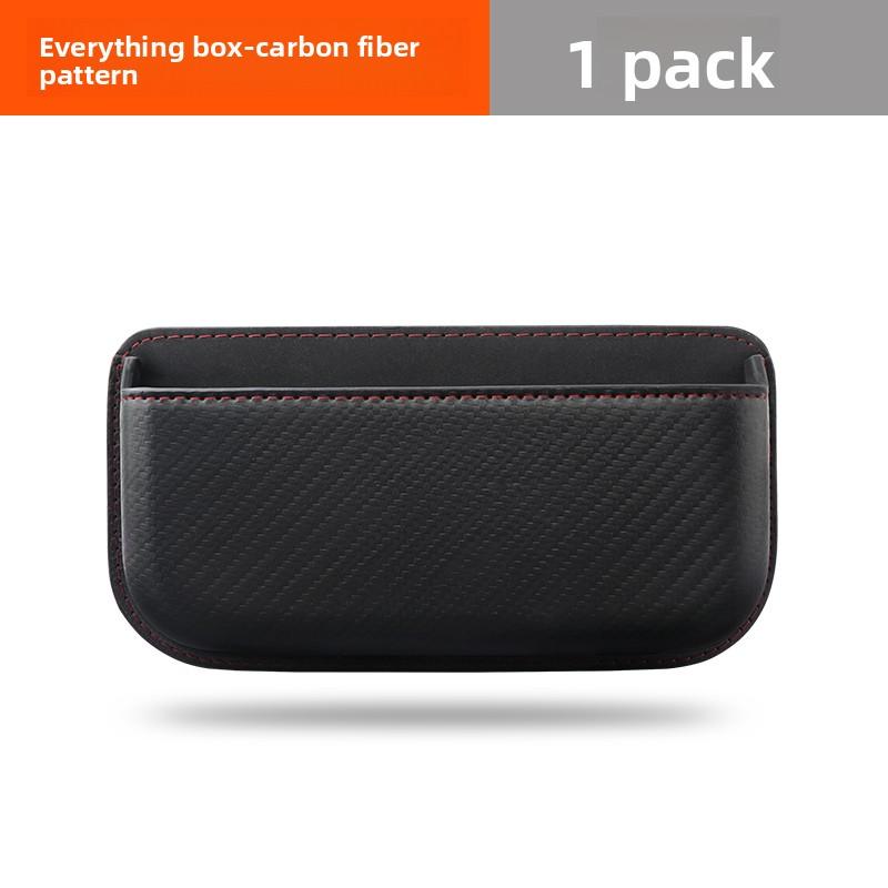 Car Center Console/ Door Organizer Pocket Multifunction Storage Box For Cards Phone Key Collecting Case Sticky Pouch Accessories