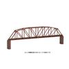 Tomytec TOMIX N Gauge Single-Track Curved Chord Truss Bridge S420 F Red 3278 Model Train Supplies