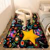 Pattern Colorful Owls Floor Mat INS Style Soft Bedroom Floor House Laundry Room Mat Anti-skid Household Carpets