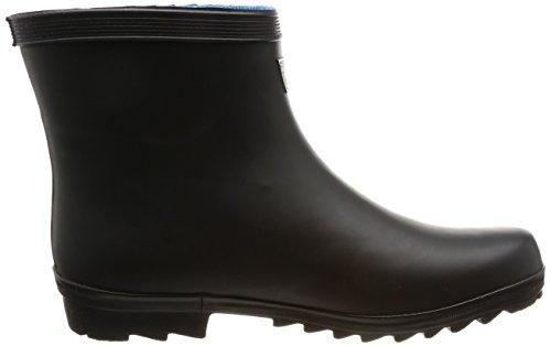 Fuji Glove Industry 9962 Men's Short Rain Boots, Black, Size L (25.5-26.0cm)