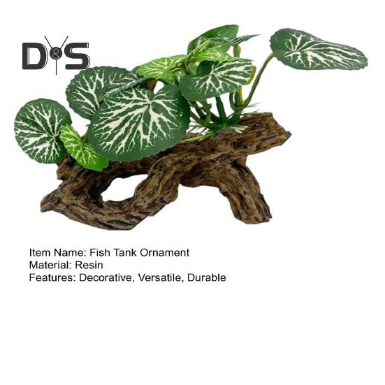 Fish Tank Decoration Artificial Plant Aquarium Ornament Fish Tank Accessory Aquatic Decor for Betta Fish Smaller Reptiles